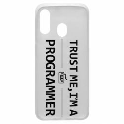 Чехол для Samsung A40 Trust me, i'm a programmer - PrintSalon