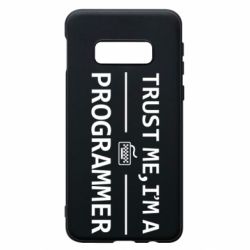 Чехол для Samsung S10e Trust me, i'm a programmer - PrintSalon