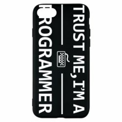 Чехол для iPhone 7 Trust me, i'm a programmer - PrintSalon