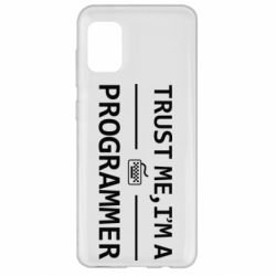 Чехол для Samsung A31 Trust me, i'm a programmer - PrintSalon