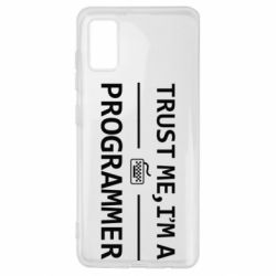Чехол для Samsung A41 Trust me, i'm a programmer - PrintSalon