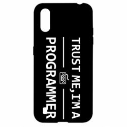 Чехол для Samsung A01/M01 Trust me, i'm a programmer