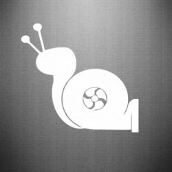 Наклейка Турбо-улитка - PrintSalon