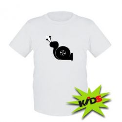 Детская футболка Турбо-улитка - PrintSalon