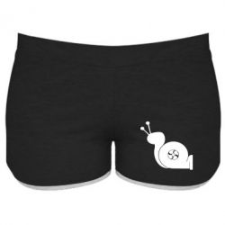 Женские шорты Турбо-улитка - PrintSalon