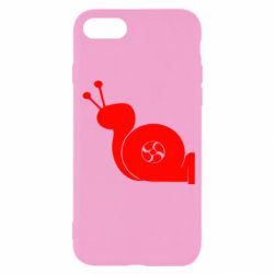 Чехол для iPhone SE 2020 Турбо-улитка - PrintSalon