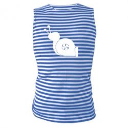 Майка-тельняшка Турбо-улитка - PrintSalon