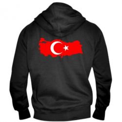 Мужское худи на молнии Turkey - PrintSalon