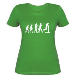 Женская футболка Turnik Evolution - PrintSalon