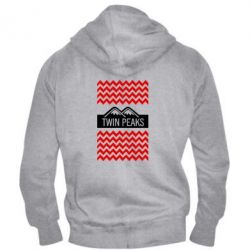 Мужское худи на молнии Твин Пикс 3 - PrintSalon