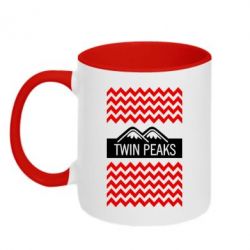 Чашка двухцветная 320ml Твин Пикс 3 - PrintSalon