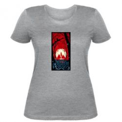 Женская футболка Твин Пикс Лес - PrintSalon