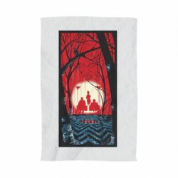 Полотенце с принтом Твин Пикс Лес - PrintSalon