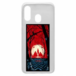 Чехол для Samsung A40 Твин Пикс Лес - PrintSalon