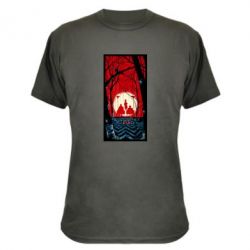 Камуфляжная футболка Твин Пикс Лес - PrintSalon