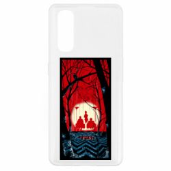 Чехол для Oppo Find X2 Твин Пикс Лес - PrintSalon