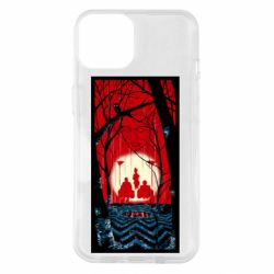 Чехол для iPhone 14 Твин Пикс Лес - PrintSalon