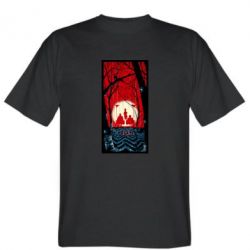 Мужская футболка Stedman Твин Пикс Лес - PrintSalon