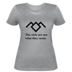 Женская футболка Твин Пикс совы - PrintSalon