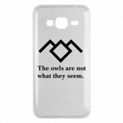 Чехол для Samsung J3 2016 Твин Пикс совы - PrintSalon