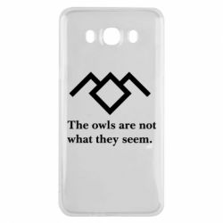 Чехол для Samsung J7 2016 Твин Пикс совы - PrintSalon