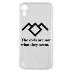 Чехол для iPhone XR Твин Пикс совы - PrintSalon