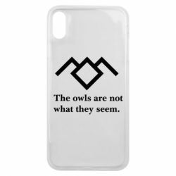 Чехол для iPhone Xs Max Твин Пикс совы - PrintSalon