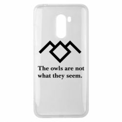 Чехол для Xiaomi Pocophone F1 Твин Пикс совы - PrintSalon