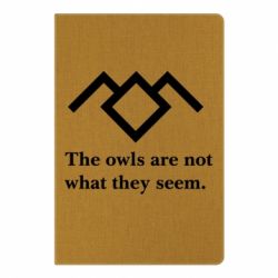 Блокнот с принто Твин Пикс совы - PrintSalon