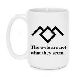 Чашка 420ml Твин Пикс совы - PrintSalon