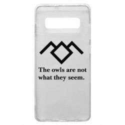 Чехол для Samsung S10+ Твин Пикс совы - PrintSalon