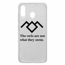 Чехол для Samsung A30 Твин Пикс совы - PrintSalon