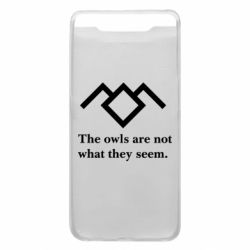 Чехол для Samsung A80 Твин Пикс совы - PrintSalon