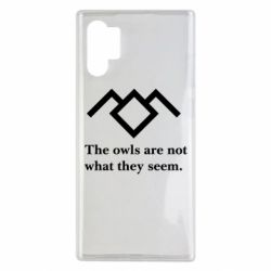 Чехол для Samsung Note 10 Plus Твин Пикс совы - PrintSalon