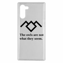 Чехол для Samsung Note 10 Твин Пикс совы - PrintSalon
