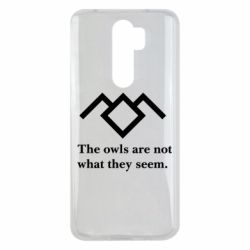 Чехол для Xiaomi Redmi Note 8 Pro Твин Пикс совы - PrintSalon