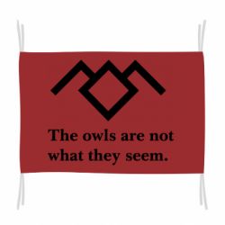 Флаг Твин Пикс совы - PrintSalon