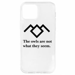 Чехол для iPhone 12 Твин Пикс совы - PrintSalon