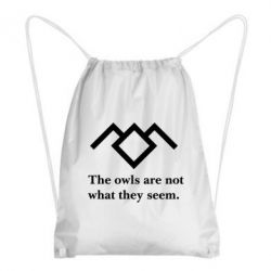 Рюкзак-мешок Твин Пикс совы - PrintSalon