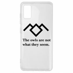 Чехол для Samsung A41 Твин Пикс совы-PrintSalon Чехол для Samsung A41 Твин Пикс совы
