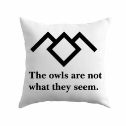 Подушка Твин Пикс совы - PrintSalon
