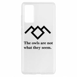 Чехол для Samsung S20 FE Твин Пикс совы - PrintSalon
