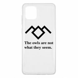 Чехол для Samsung Note 10 Lite Твин Пикс совы - PrintSalon