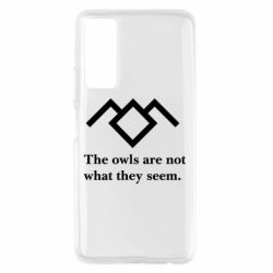 Чехол для Huawei P Smart 2021 Твин Пикс совы - PrintSalon