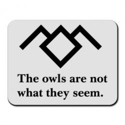 Коврик для мыши Твин Пикс совы - PrintSalon