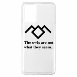 Чехол для Oppo A74 4G Твин Пикс совы - PrintSalon