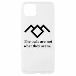 Чехол для Oppo A92s Твин Пикс совы - PrintSalon