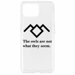 Чехол для Oppo Reno 4 Lite Твин Пикс совы - PrintSalon