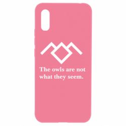 Чехол для Xiaomi Redmi 9a Твин Пикс совы - PrintSalon