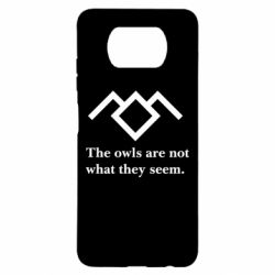 Чехол для Xiaomi Poco X3 Твин Пикс совы - PrintSalon